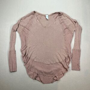 Free People Flowy Thermal Sweater Brown We The Free